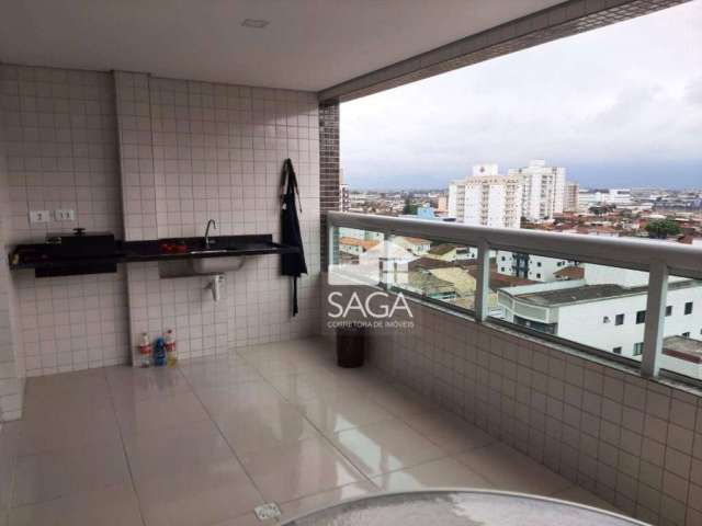 Apartamento com 2 dormitórios à venda, 82 m² por R$ 500.000,00 - Vila Guilhermina - Praia Grande/SP