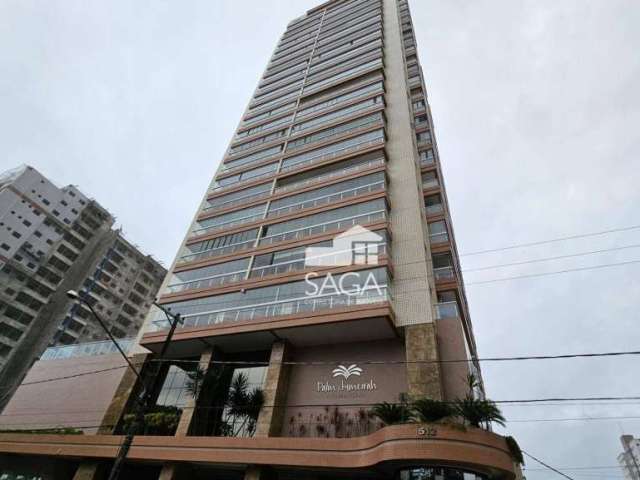 Apartamento com 3 dormitórios (3 suítes)à venda, 122 m² por R$ 860.000 - Vila Guilhermina - Praia Grande/SP