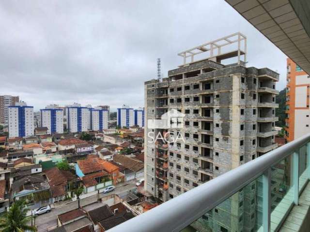 Apartamento com 1 dormitório à venda, 53 m² por R$ 483.053,11 - Canto do Forte - Praia Grande/SP