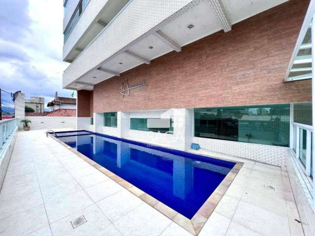 Apartamento com 2 dormitórios à venda, 73 m² por R$ 450.000,00 - Vila Guilhermina - Praia Grande/SP