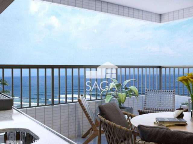 Apartamento com 3 dormitórios à venda, 119 m² por R$ 720.000,00 - Guilhermina - Praia Grande/SP