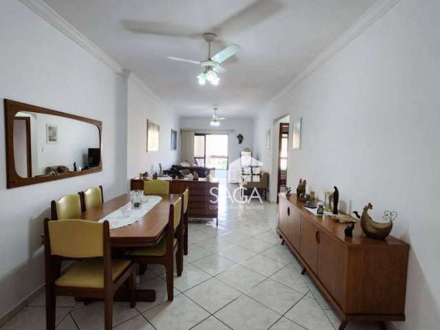 Apartamento com 3 dormitórios à venda, 113 m² por R$ 638.000,00 - Vila Guilhermina - Praia Grande/SP