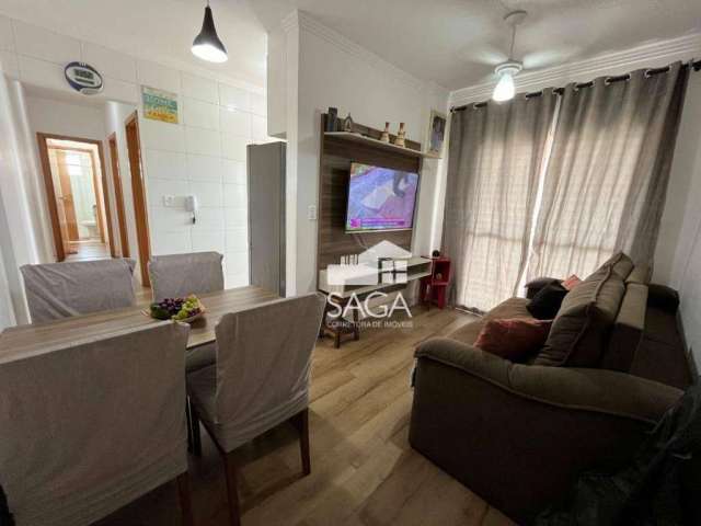 Apartamento com 2 dormitórios à venda, 57 m² por R$ 400.000,00 - Vila Guilhermina - Praia Grande/SP