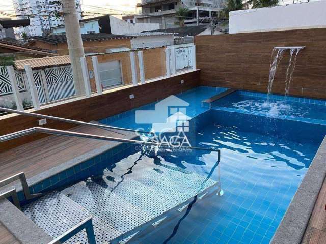 Apartamento com 2 dormitórios à venda, 74 m² por R$ 449.000,00 - Aviação - Praia Grande/SP