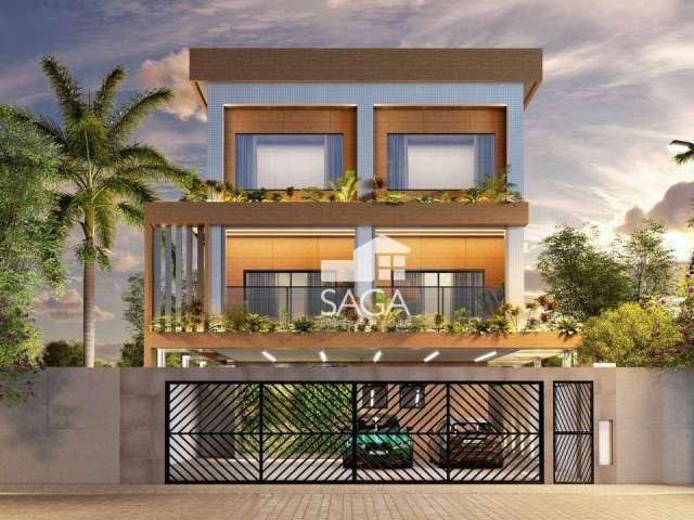 Casa com 2 dormitórios à venda, 48 m² por R$ 308.000 - Vila Guilhermina - Praia Grande/SP