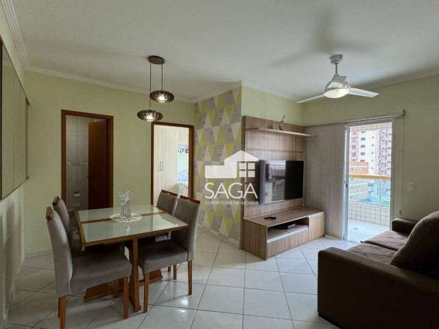 Apartamento com 1 dormitório à venda, 58 m² por R$ 350.000,00 - Tupi - Praia Grande/SP