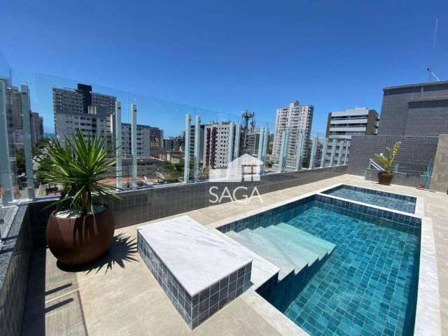 Apartamento com 1 dormitório à venda, 42 m² por R$ 335.000,00 - Canto do Forte - Praia Grande/SP