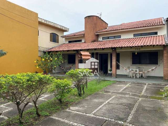 Sobrado com 4 dormitórios à venda, 180 m² por R$ 650.000 - Mirim - Praia Grande/SP