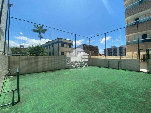 Apartamento com 2 dormitórios à venda, 95 m² por R$ 455.000,00 - Vila Guilhermina - Praia Grande/SP