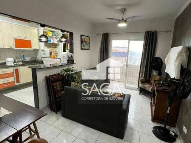 Apartamento com 1 dormitório à venda, 55 m² por R$ 310.000 - Caiçara - Praia Grande/SP