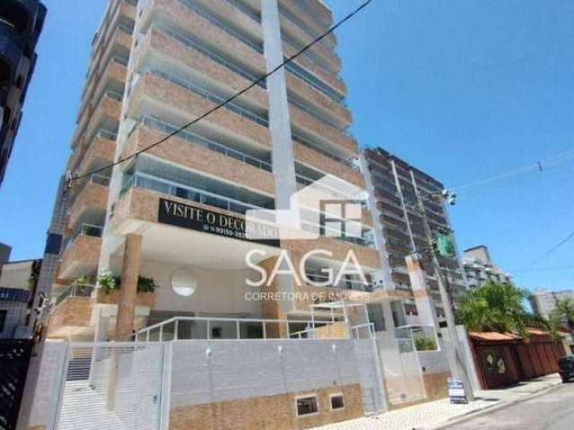 Apartamento com 2 dormitórios à venda, 67 m² por R$ 450.000 - Vila Caiçara - Praia Grande/SP