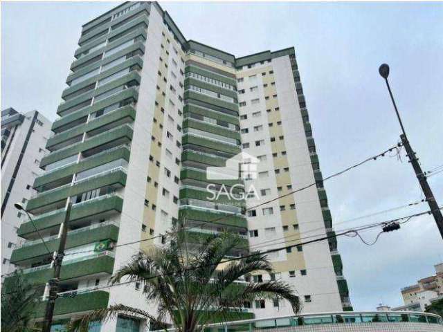 Apartamento com 2 dormitórios à venda, 88 m² por R$ 590.000,00 - Vila Guilhermina - Praia Grande/SP