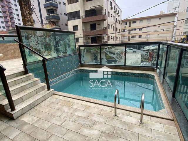 Apartamento com 2 dormitórios à venda, 73 m² por R$ 450.000,00 - Vila Guilhermina - Praia Grande/SP