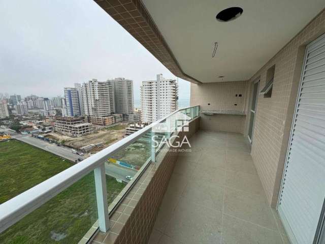 Apartamento com 3 dormitórios à venda, 101 m² por R$ 650.000,00 - Vila Guilhermina - Praia Grande/SP