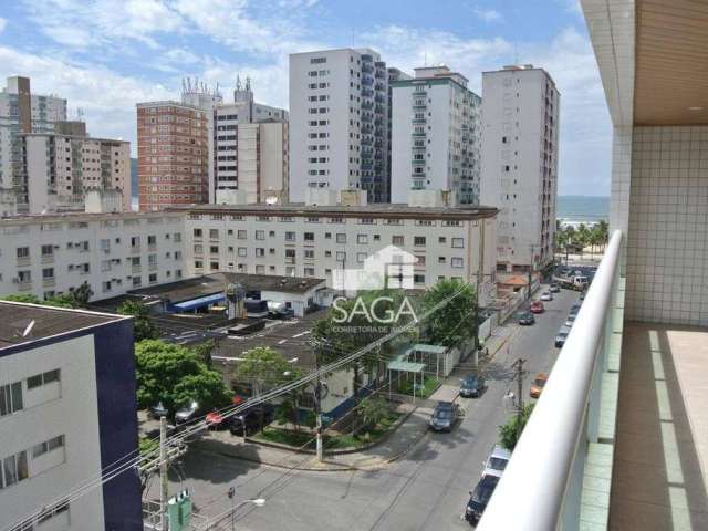 Apartamento com 3 dormitórios à venda, 118 m² por R$ 830.000,00 - Vila Guilhermina - Praia Grande/SP