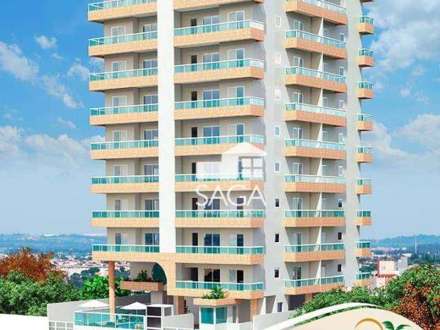 Apartamento com 2 dormitórios à venda, 67 m² por R$ 456.579,89 - Vila Caiçara - Praia Grande/SP