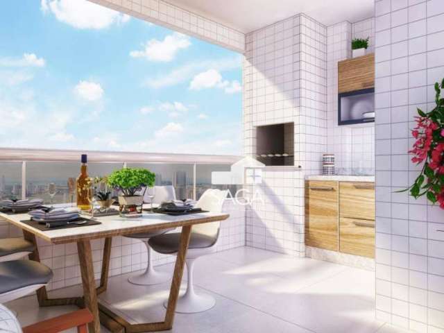 Apartamento com 2 dormitórios à venda, 84 m² por R$ 614.471,52 - Tupi - Praia Grande/SP