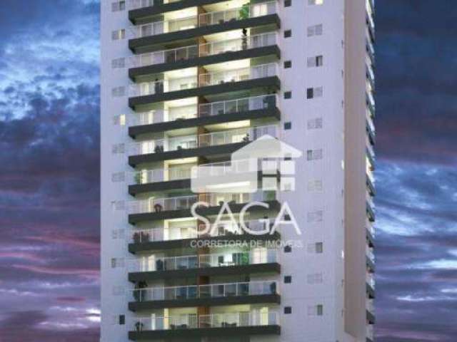 Apartamento com 2 dormitórios à venda, 73 m² por R$ 597.000,00 - Vila Guilhermina - Praia Grande/SP