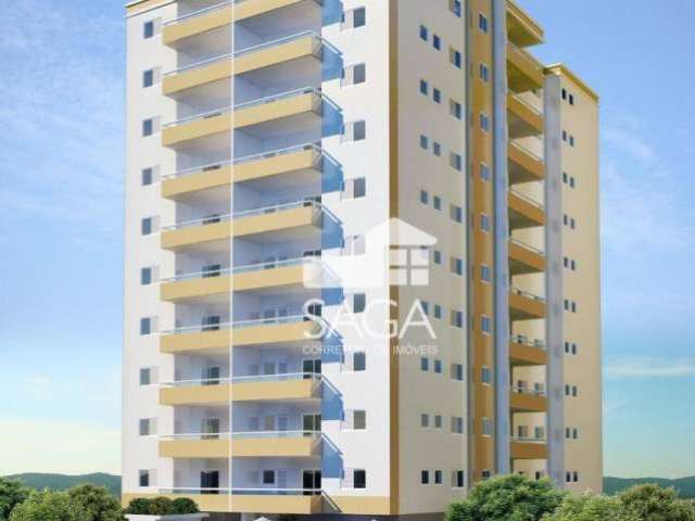 Apartamento com 2 dormitórios à venda, 71 m² por R$ 484.838,00 - Vila Guilhermina - Praia Grande/SP