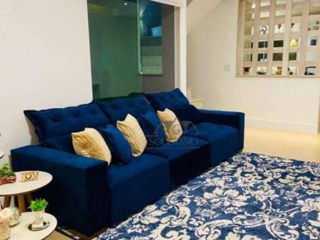 Apartamento Triplex com 3 dormitórios à venda, 137 m² por R$ 699.000,00 - Campestre - Santo André/SP