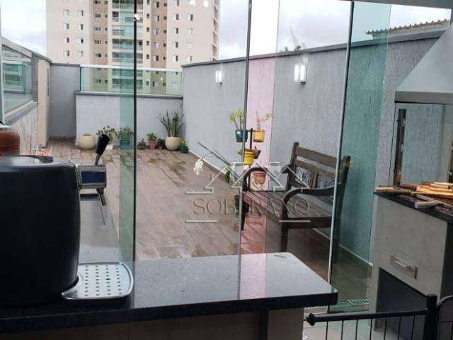 Cobertura com 2 dormitórios à venda, 160 m² por R$ 700.000,00 - Vila Valparaíso - Santo André/SP