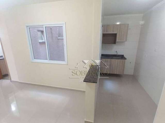 Apartamento com 2 dormitórios para alugar, 48 m² por R$ 1.935,00/mês - Vila Pires - Santo André/SP