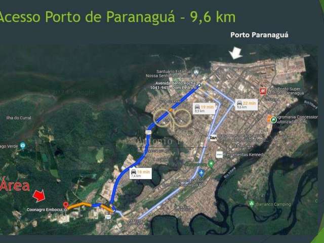 Área em paranaguá com documento