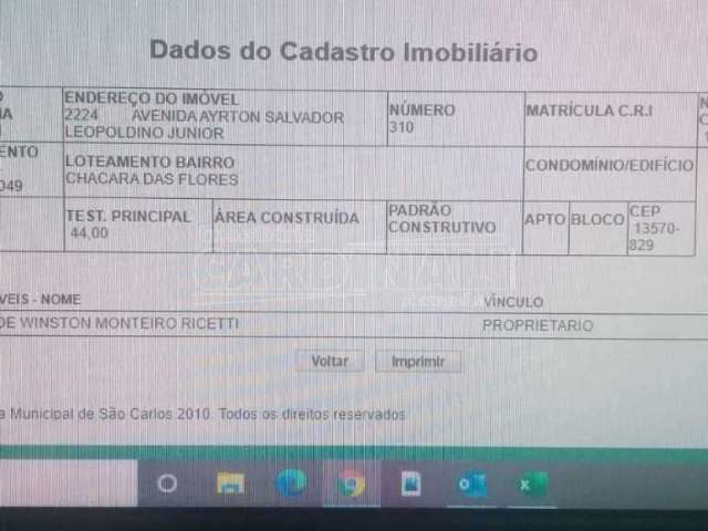 Terreno no Conjunto Habitacional Waldomiro Lobbe Sobrinho em São Carlos