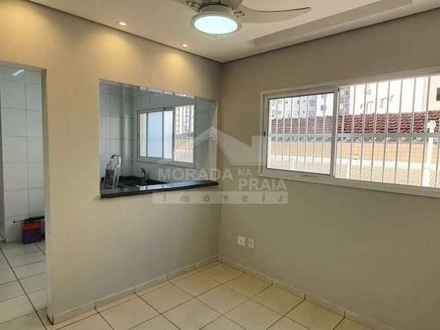 Lindíssimo Apartamento na Vila Guilhermina de 1 dormitório, sacada, só em Praia Grande.