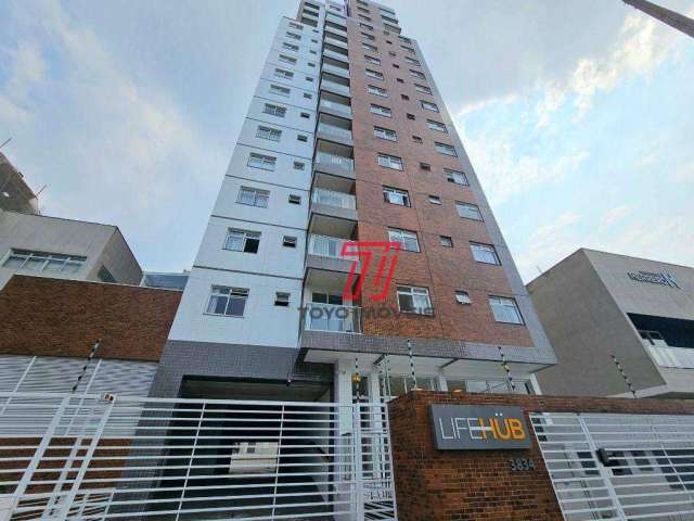 Apartamento com 1 dormitório para alugar, 31 m² por R$ 3.054,80/mês - Portão - Curitiba/PR