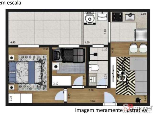 Casa com 2 quartos à venda na Vila Nova Mazzei, São Paulo , 45 m2 por R$ 280.000