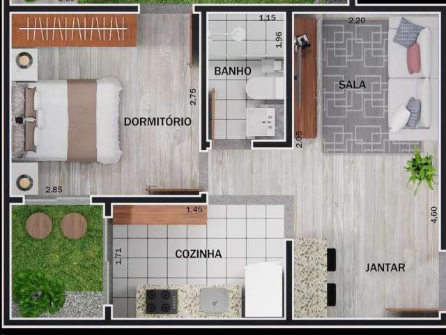 Apartamento com 1 quarto à venda na Vila Dom Pedro II, São Paulo , 30 m2 por R$ 230.000