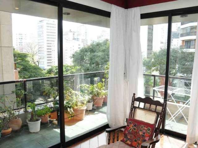 Apartamento com 4 quartos para alugar em Higienópolis, São Paulo , 195 m2 por R$ 9.000