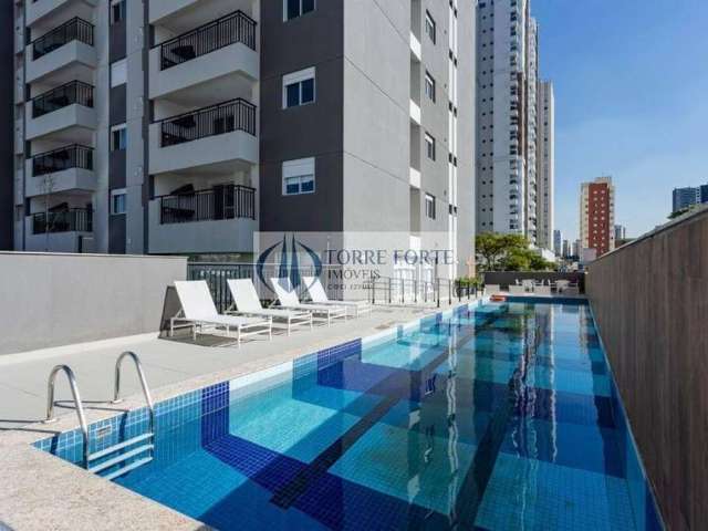 Apartamento com varanda Gourmet, 2dormitórios, 1 suíte, Vila Zilda