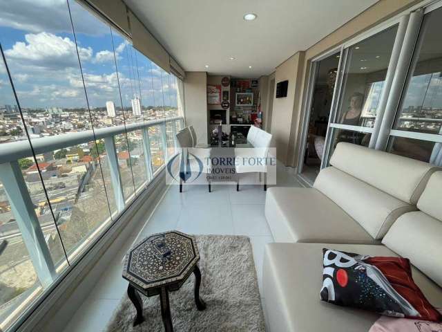 Lindo apartamento com varanda gourmet, com 106 m² com 2 suítes e 2 vagas