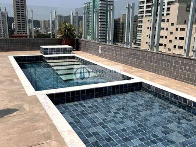 Lindo apartamento 1 dormitório, 1 vaga lazer completo no Canto Forte