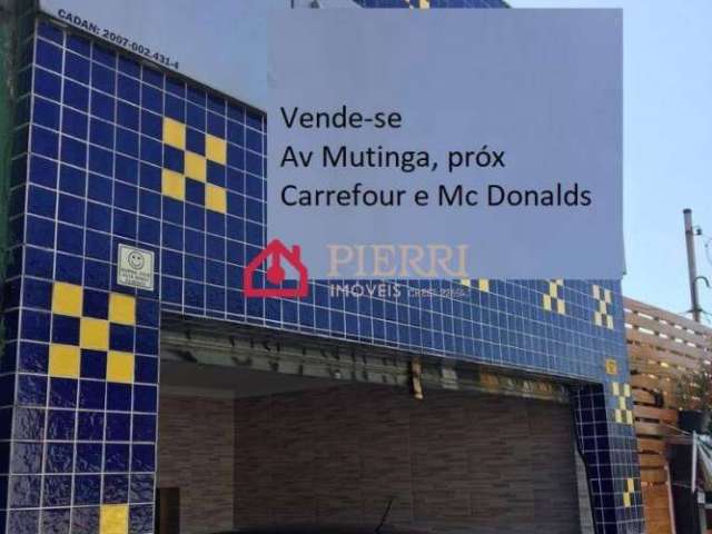 Imóvel comercial a venda na Av Mutinga, próx Carrefour