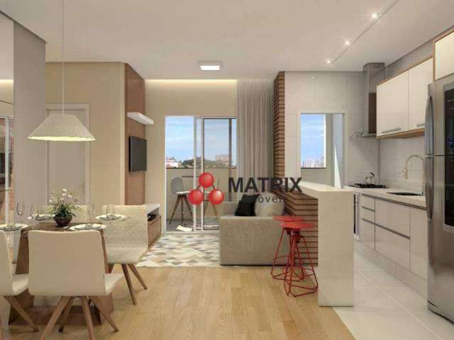 Apartamento com 2 dormitórios à venda sendo 1 suíte, 56.98 m² por - R$ 456.000,00 - Tingui - Curitiba/PR