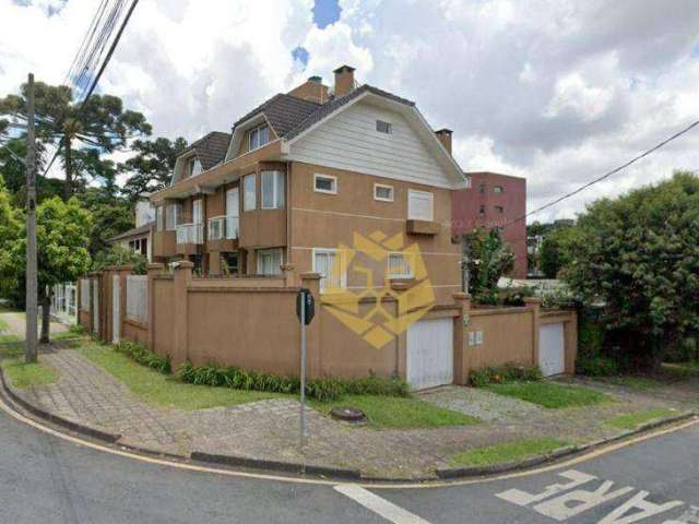 Maravilhoso sobrado com 3 dormitórios para alugar, 220 m² por R$ 8.500/mês - Seminário - Curitiba/PR