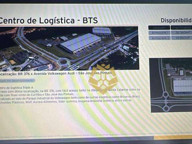 BTS- Barracões com projeto em desenvolvimento em excelente localização!