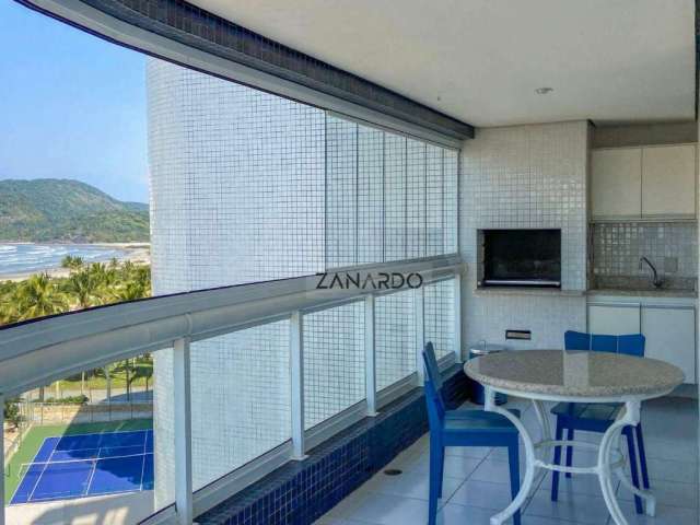 Apartamento vista mar e pé na grama  3 dormitórios sendo 2 suítes à venda, 118 m² por R$ 3.400.000 - Riviera de São Lourenço - Bertioga/SP