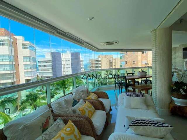 Apartamento 5 suítes, 192 m² - venda por R$ 8.500.000 ou aluguel por R$ 25.000/mês - Riviera de São Lourenço - Bertioga/SP