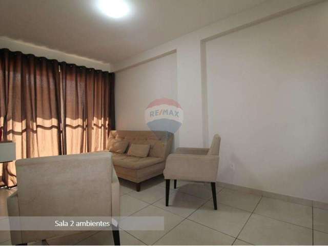 Apartamento para alugar, mobiliado, 2 dormitórios, bairro do Bessa, João Pessoa-PB