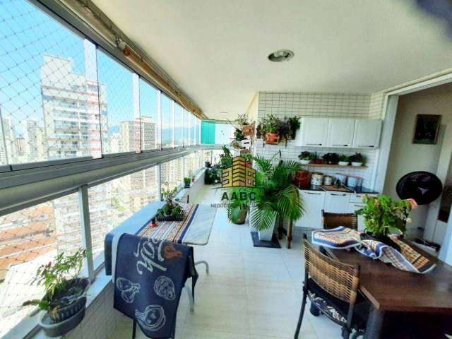 Apartamento à venda, 160 m² por R$ 840.000,00 - Caiçara - Praia Grande/SP