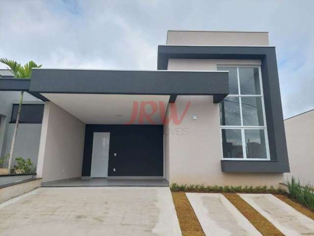 Linda Casa para venda Térrea Condomínio Jardim Bréscia Residencial com 3 suítes uma com closet e piscina - Indaiatuba/SP