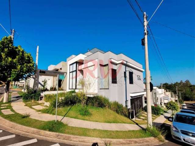 Linda Casa Térrea de esquina com 03 suítes (sendo 01 master) no Condomínio Montreal em Indaiatuba São Paulo.