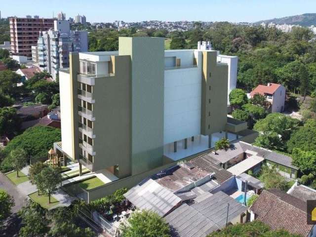 Apartamento à venda no Jardim Botânico, Porto Alegre-RS: 2 quartos, 1 suíte, 1 banheiro, 2 vagas de garagem, 67,77 m² de área.