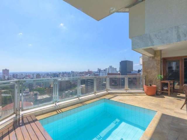 Apartamento de Luxo no Rio Branco: 3 Quartos, 1 Suíte, 4 Banheiros, 3 Vagas, 350m² - Porto Alegre-RS