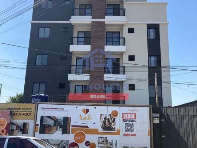 Apartamento novo à venda, bairro  Weissópolis, 2 dormitórios com sacada e churrasqueira  Pinhais, P