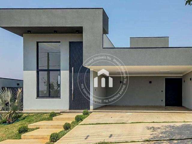 Casa com 3 dormitórios à venda, 158 m² por R$ 1.300.000,00 - Condomínio Reserva Central Parque - Salto/SP